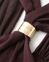ARIA | Mocha Halter Top